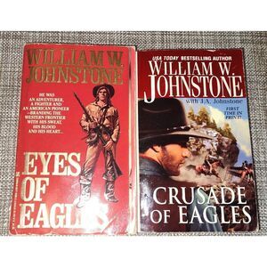 Eagles Series William W Johnstone Cowboys Western lot of 2